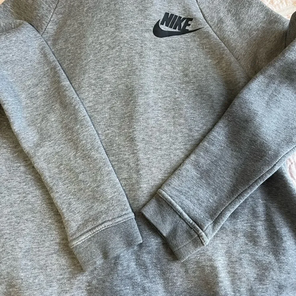 Nike Gray Cowl Neck Women Hoodie Size  S